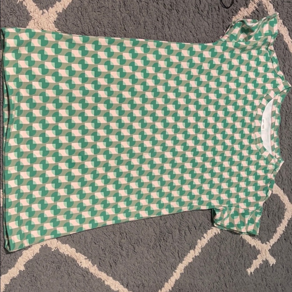 Gymboree Dress Green and Cream